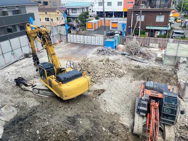 工事現場の設置例